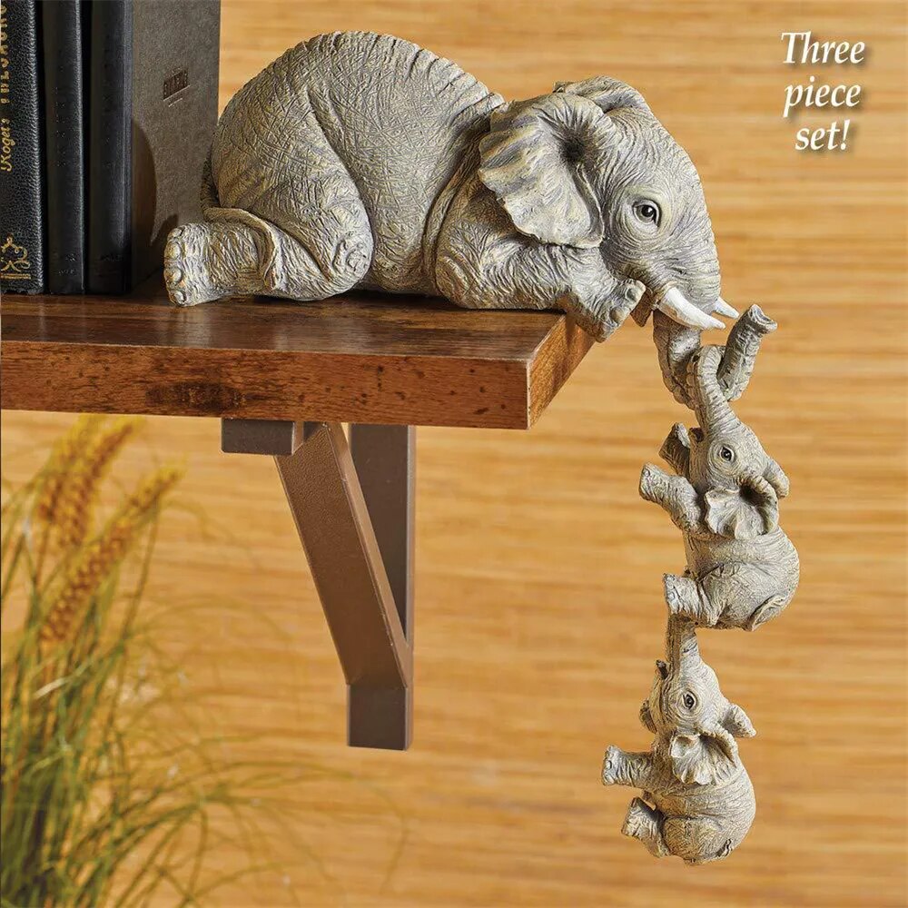 Figurine D'éléphant Pour Crèche De Noël - 11 Cm, Peinte à La Main En Résine - Décoration De Noël